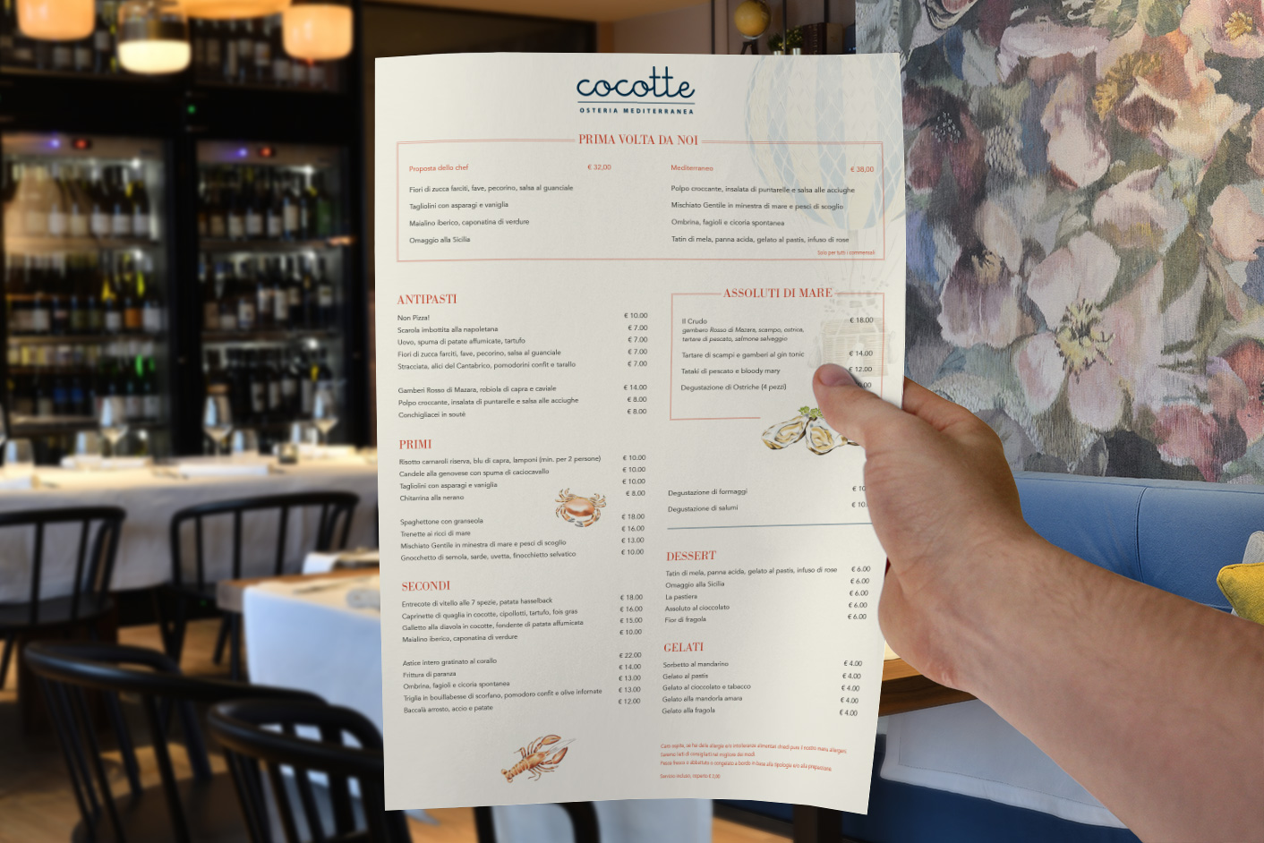Menu verticale